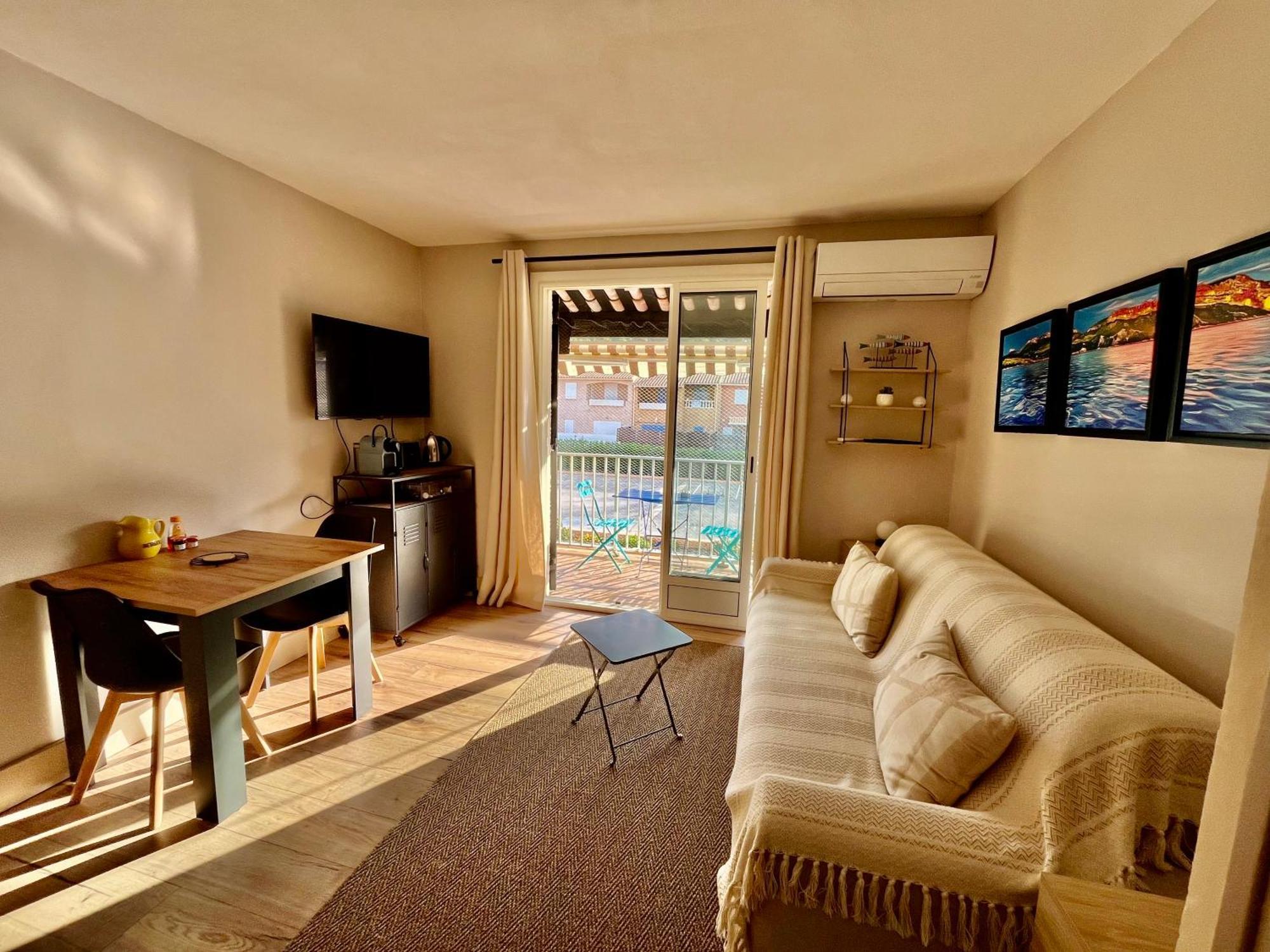 Studio Cosy En Bord De Mer Saint-Cyr-sur-Mer Esterno foto